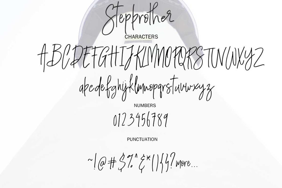 Stepbrother | Chic Script Font preview 8