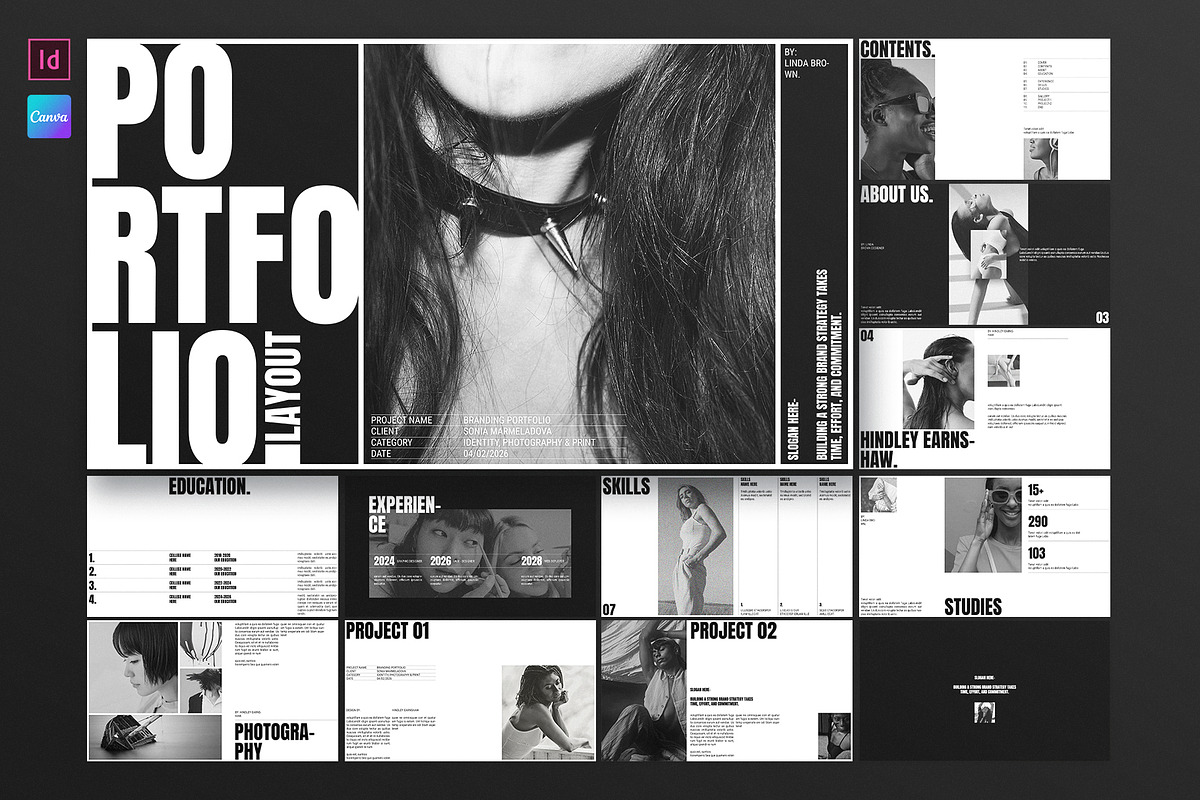 Brand Portfolio Presentation, a Presentation Template by E-Type (Photo 1 of 4)