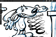 80+ INK, PEN & SKETCH Brushes Bundle, a Brush Add-On by Georg's Procreate Brushes (Thumbnail 15 of 20)