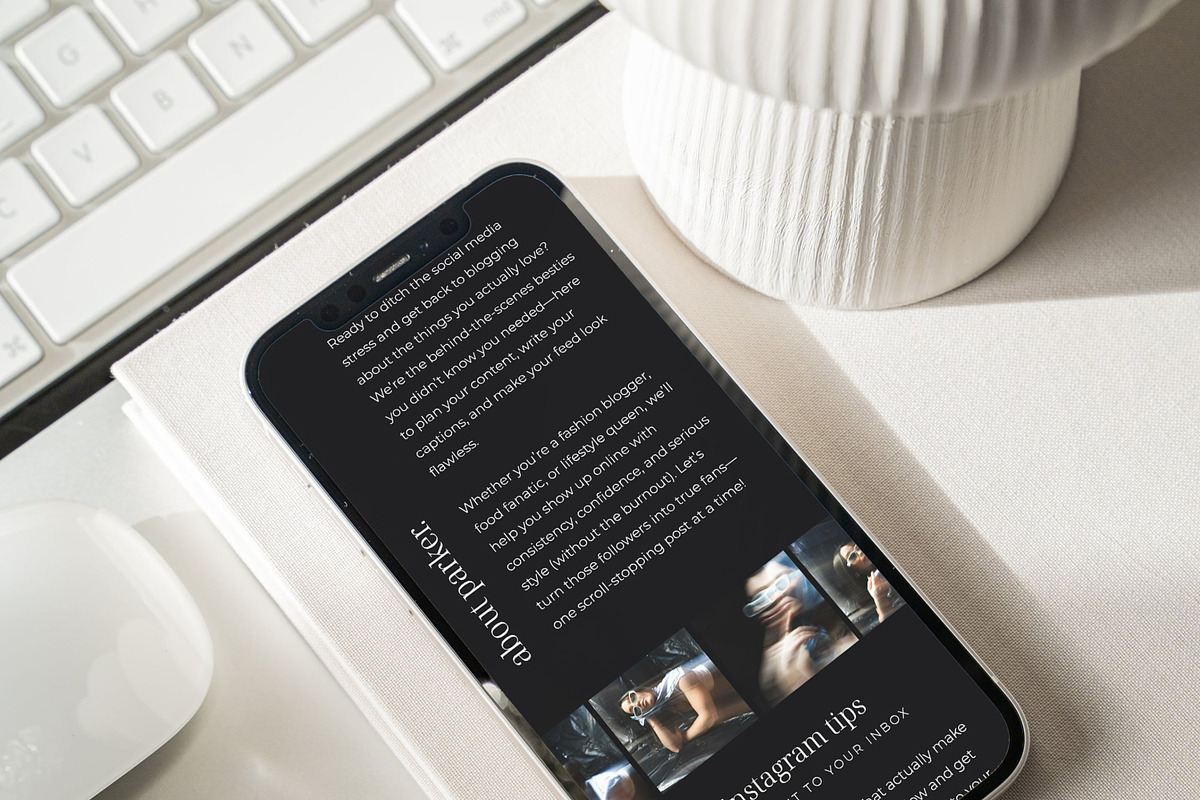 Showit Instagram Landing Page, a Landing Page Template by Blush Created (Photo 9 of 15)