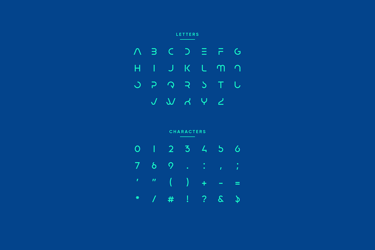Drospoc - Modern Futuristic Typeface, a Font by Letterna (Photo 3 of 4)