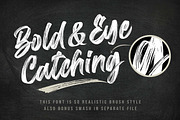 Dark Crow / Brush Font, a Blackletter Font by Subectype Studio (Thumbnail 5 of 10)