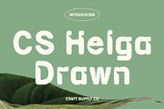 CS Helga Drawn, a Sans Serif Font by Craft Supply Co. (Thumbnail 1 of 8)