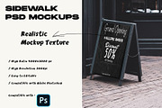 Sidewalk Sign PSD Mockup, a Product Mockup by Emilly Studio (Thumbnail 1 of 3)