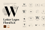 520 A to Z Floral Logos Bundle, a Branding & Logo Template by AN Productions (Thumbnail 188 of 223)