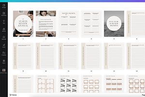 Year In Review Journal Canva