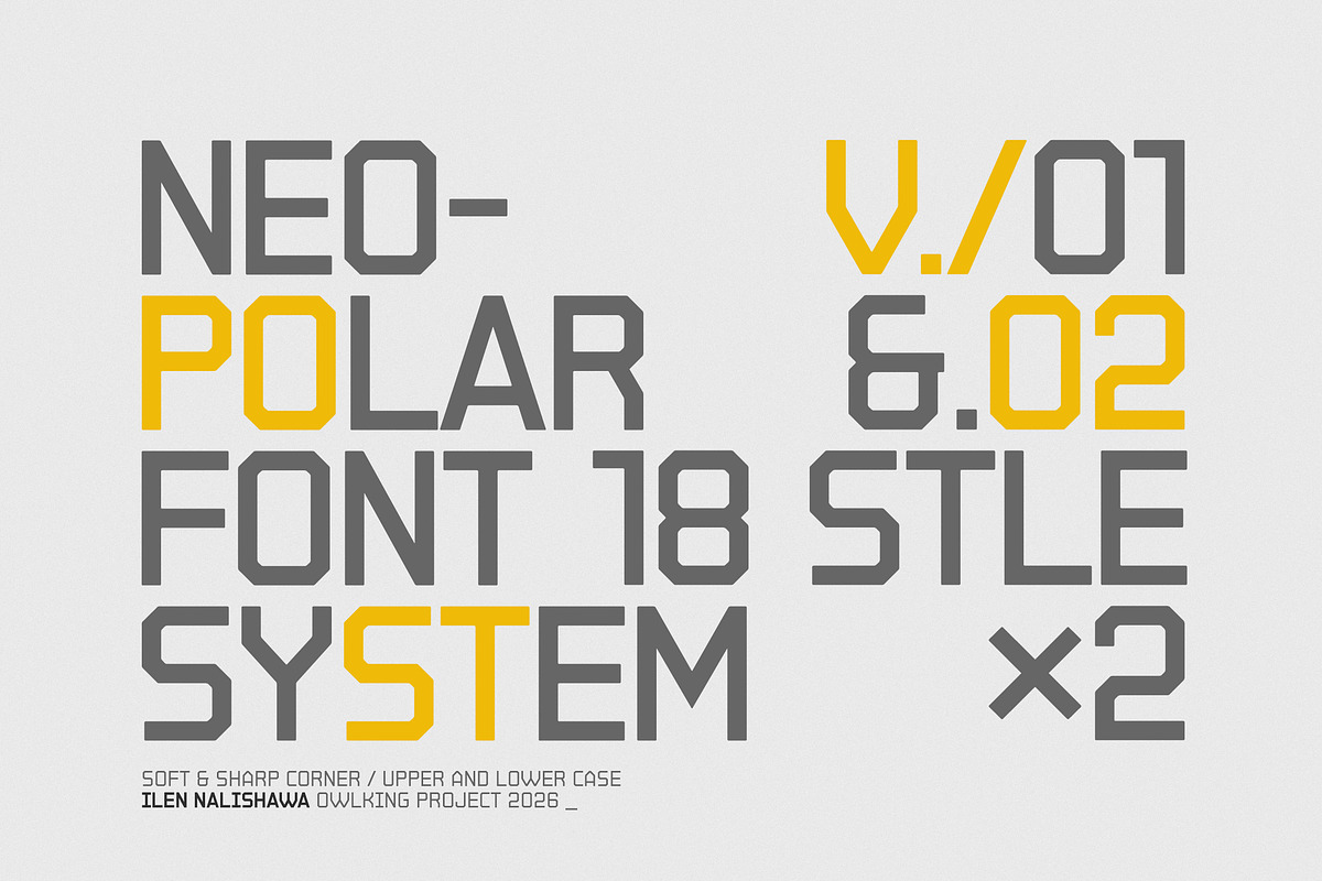 Neopolar, a Sans Serif Font by OWL KING (Photo 1 of 8)