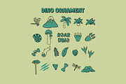Dino Fun – Procreate Retro Stamp, a Brush Add-On by Pixel Picasso Studio (Thumbnail 3 of 9)