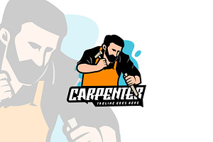 Illustration Carpenter Logo Design., a Branding & Logo Template by VectorCraft