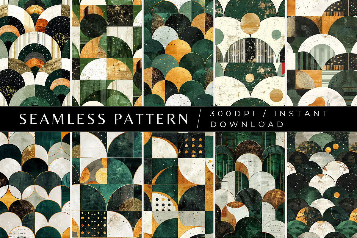 10 Harper's Harmonic Halves Patterns, a Pattern Graphic by Inknfolly (Photo 1 of 6)