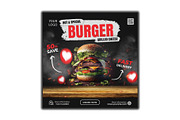 Burger Restaurant Flyer Design, a Flyer Template by YUDesignStore (Thumbnail 1 of 6)