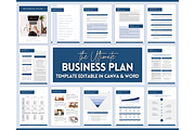 Small Business Plan Template - 17pg, a Marketing Template by Templatables (Thumbnail 1 of 9)