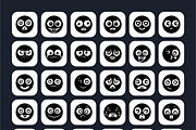 Flat Smiley Vectors, an Emoji Icon by Brickclay (Thumbnail 8 of 8)
