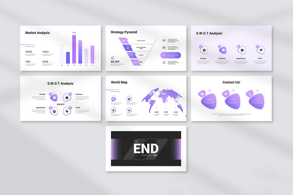 Marketing Plan Presentation, a Presentation Template by KreateTribe (Photo 3 of 5)