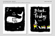 Gouache Black Friday & Sale Designs, an Illustration by ⚞ Kind Illustration ⚟ (Thumbnail 3 of 8)
