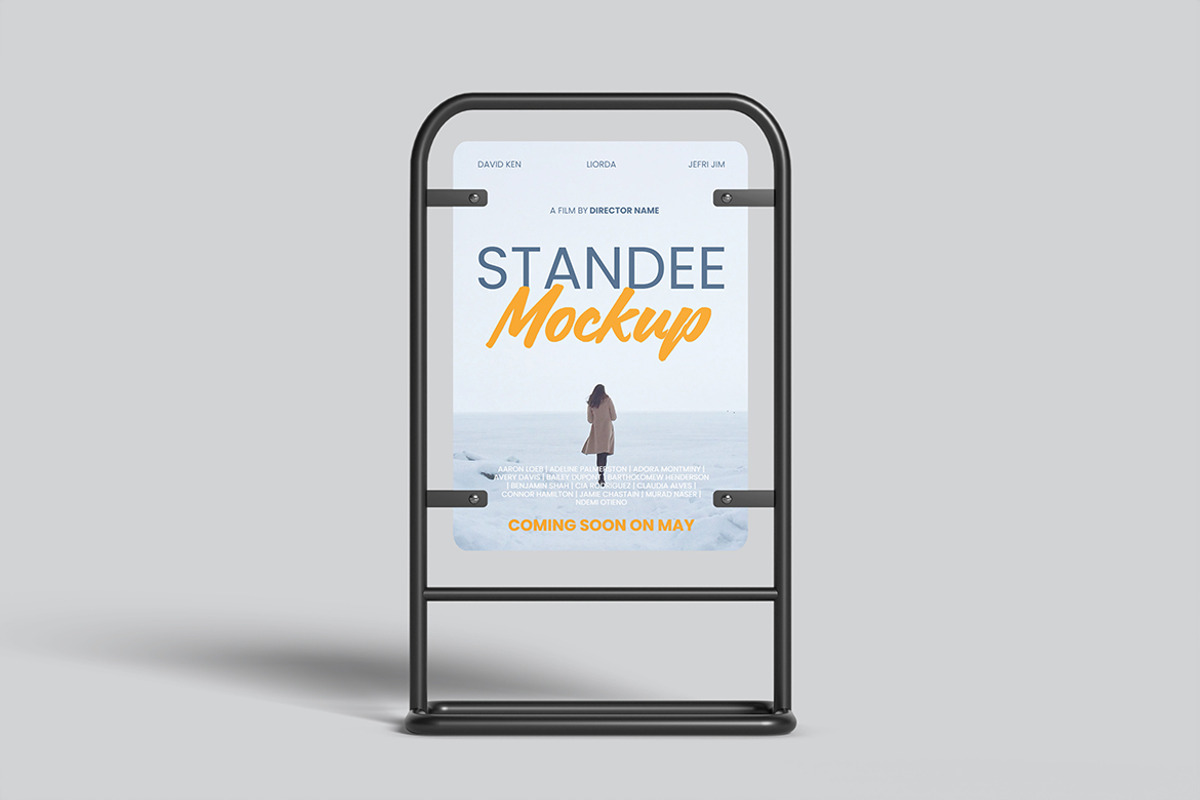 Promotion Standee Mockup, an Advertising Mockup by My Code Std (Photo 2 of 6)