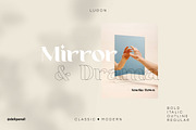 Lugon Classic Modern Typeface, a Serif Font by delipensil (Thumbnail 4 of 12)