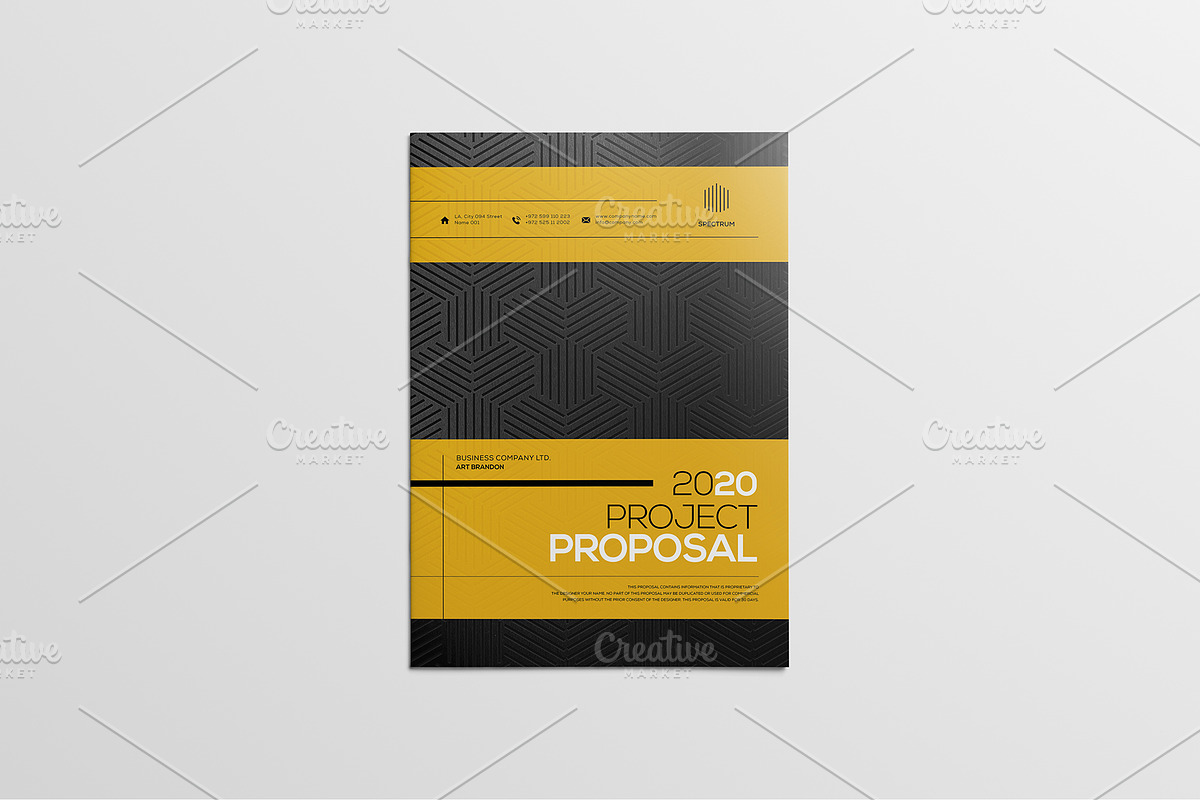 Full Proposal Package Template, a Stationery Template by Mastergfx (Photo 8 of 32)