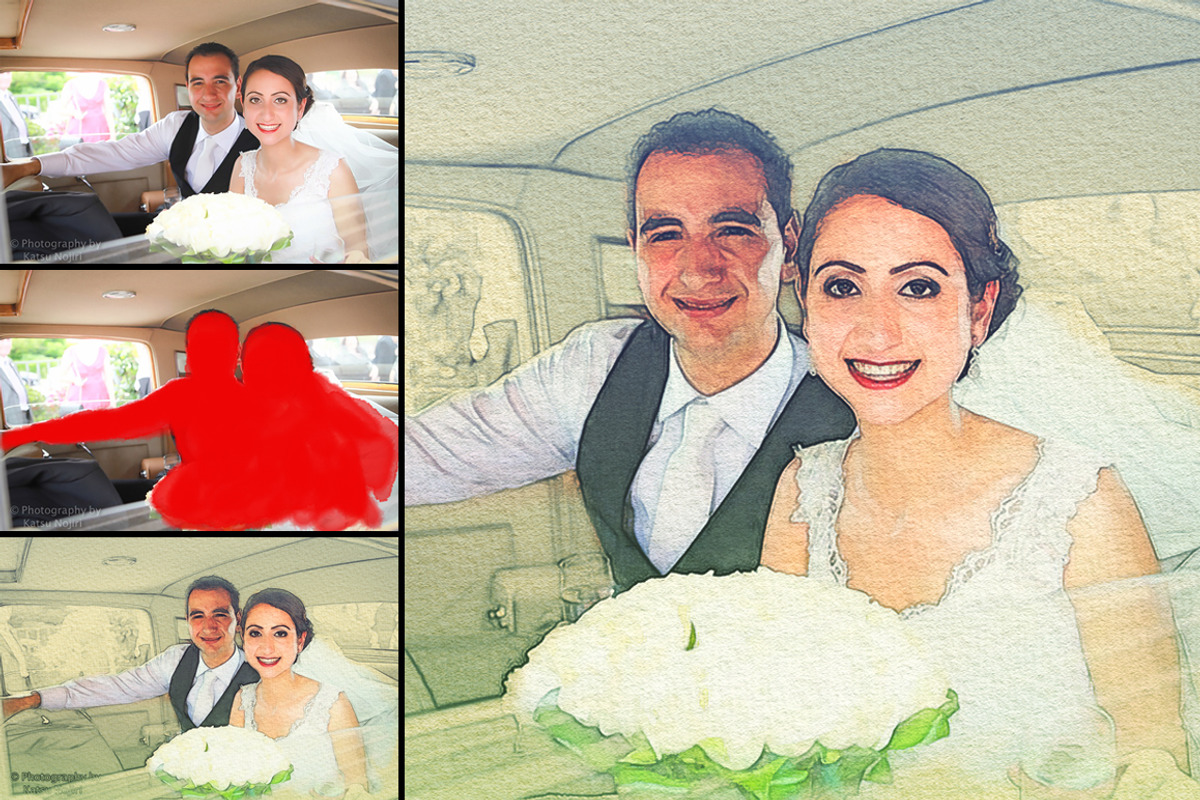 Watercolor & Pencil Action 2 preview 2