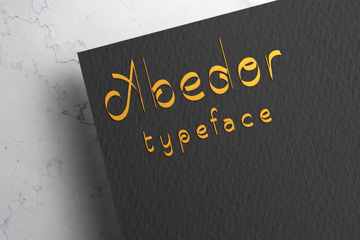 Abedor Sans Serif Typeface Font, a Sans Serif Font by jastudio123 (Photo 2 of 7)