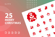 Merry Christmas Glyph, an Icon by kerismaker (Thumbnail 1 of 4)