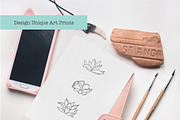 Minimalist Succulent Clipart Bundle, an Illustration by Hannah Eliza Studio (Thumbnail 4 of 6)