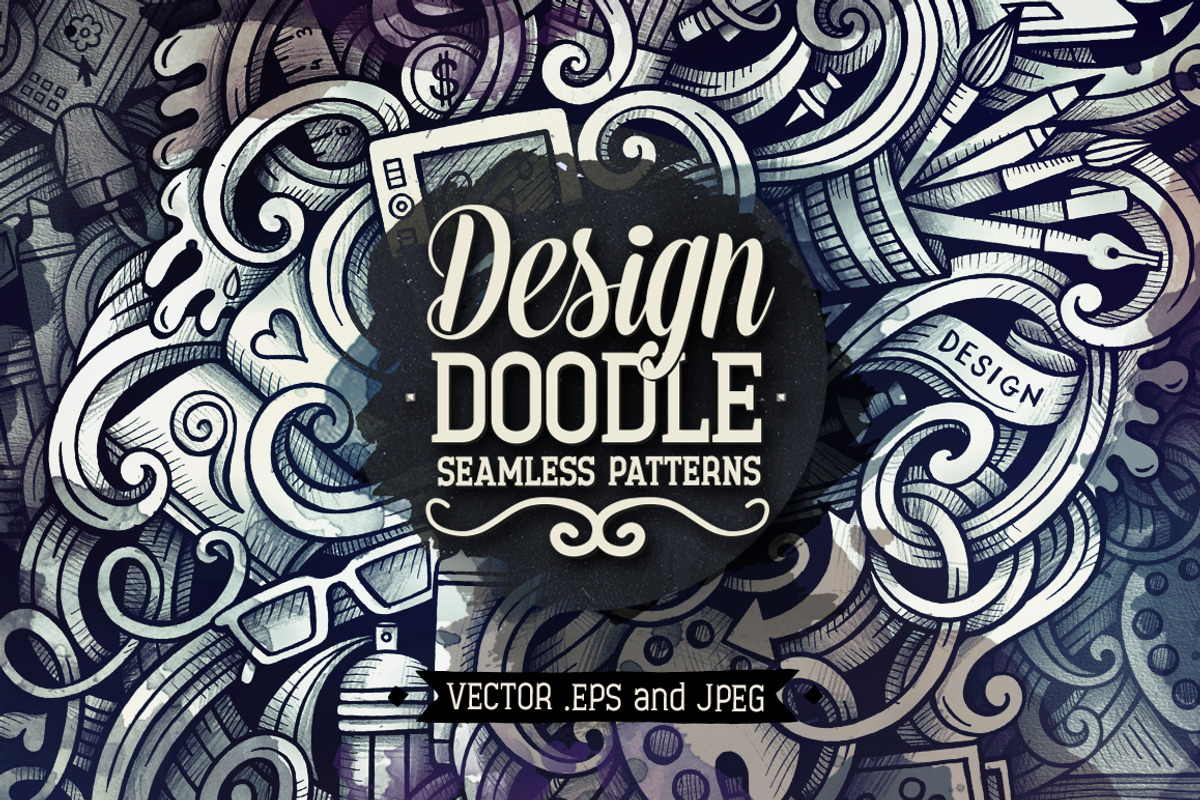 Design Graphics Doodles Patterns, an Object Illustration by BALABOLKA (Photo 1 of 6)