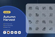 Autumn Harvest Icon, an Outline Icon by Nathaya Studio (Thumbnail 1 of 2)
