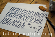 Mondeen condensed, a Font by Fonts by ateliervonau (Thumbnail 4 of 5)