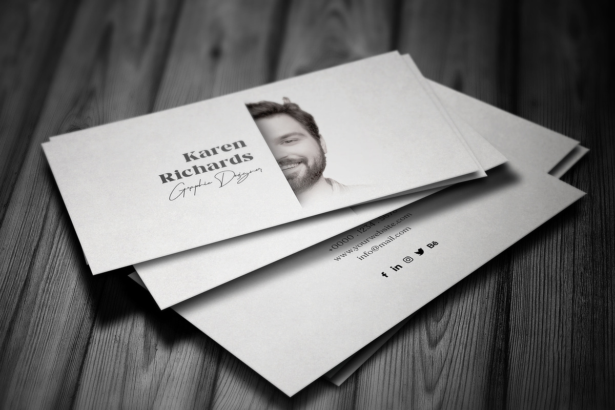 Creative Elegant Business Card, a Business Card Template by Saman Osama (Photo 4 of 7)