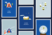 Jolly Winter | Vector collection, a Seasonal Illustration by katieromanoff_art (Thumbnail 3 of 12)
