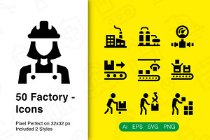 Factory Icons