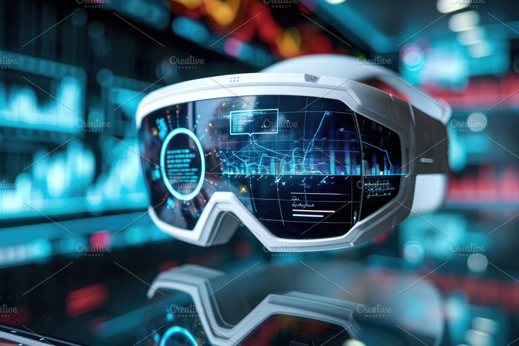 A pair of futuristic goggles is seen, a Photo by Iftikhar Alam