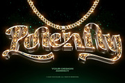 Bling Bling Gold Text Effects Vol 03, a Layer Style Add-On by Hyperpix Productions (Thumbnail 14 of 19)