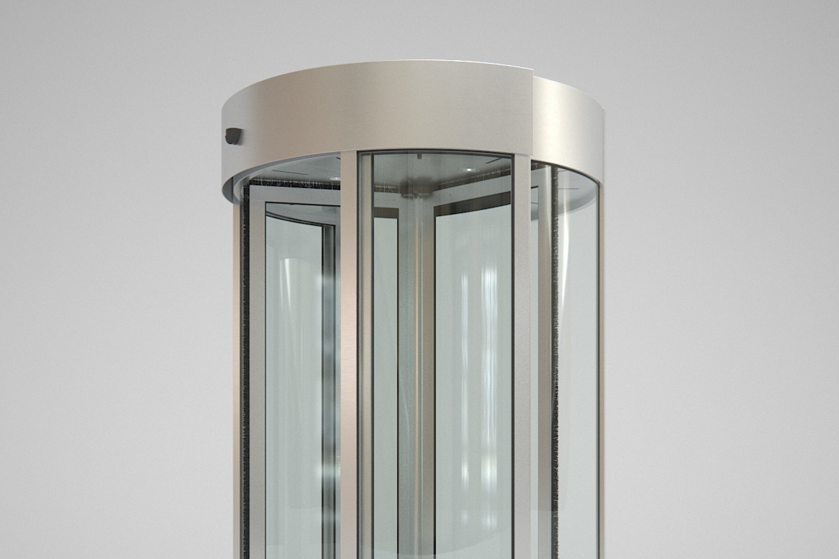 Revolving Door 150cm, an Architecture 3D Model by Dmitriy Kalko