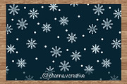 Snowflake Seamless Pattern, an Illustration by Johanna V. Creative (Thumbnail 2 of 5)