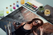 Digital Art 2 - Painting Action, an Action Add-On by Willa (Thumbnail 2 of 12)