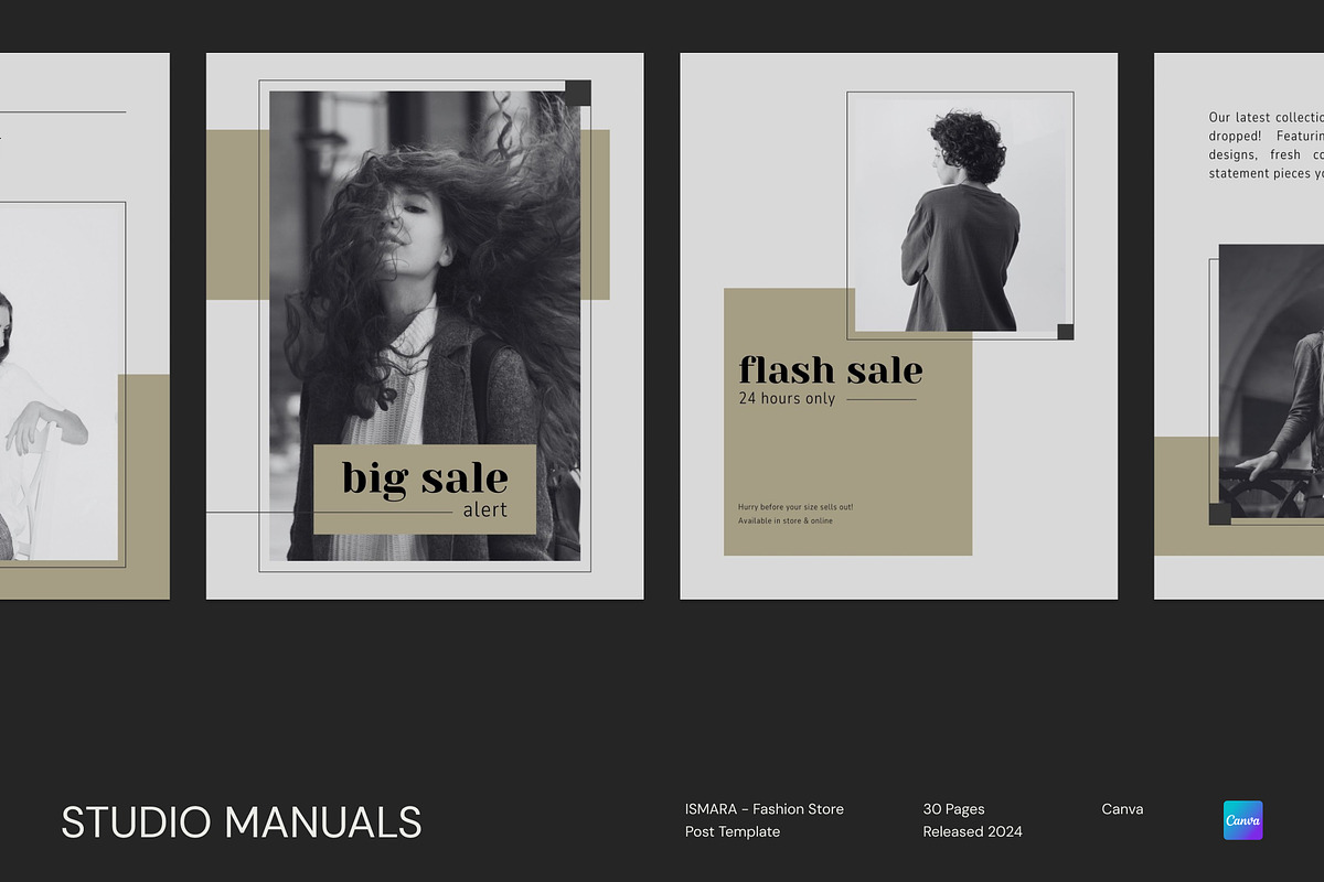 ISMARA – Fashion Store Post Template, a Social Media Template by Studio Manuals (Photo 2 of 8)