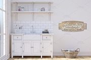 Interior Mockup, Laundry Mockup, a Product Mockup by Designed By Gorovaya (Thumbnail 6 of 7)