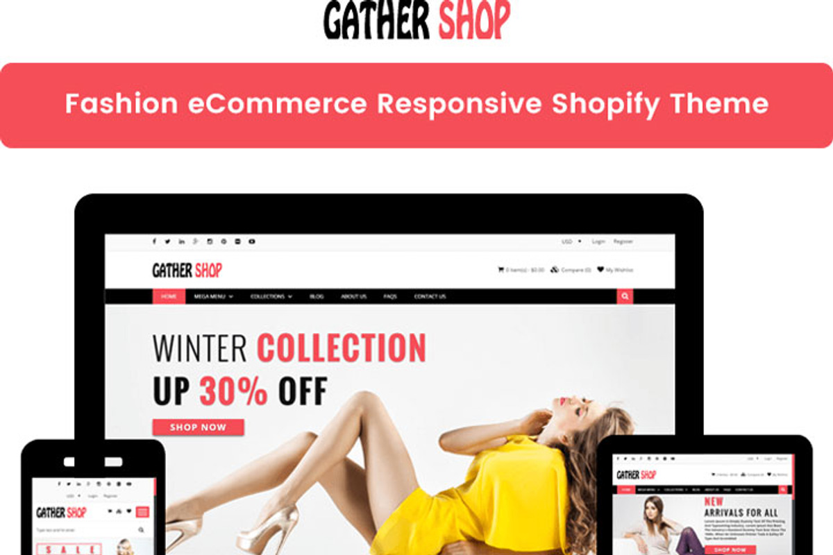 Gather - Fashion Shopify Theme, a Shopify Template by ThemeTidy Shopify Agency (Photo 2 of 2)