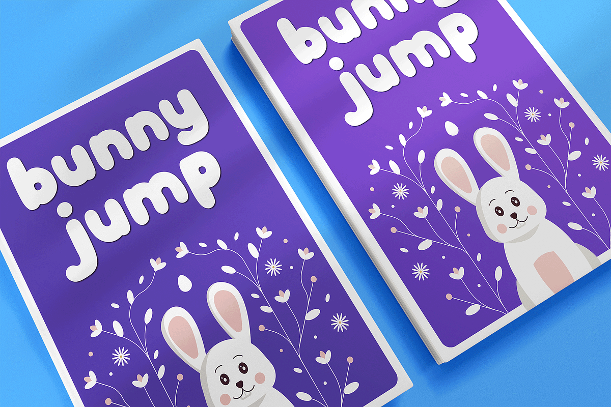 Bunny Gloff – Modern Kids Font, a Handwritten Font by overlaytemplates (Photo 2 of 5)