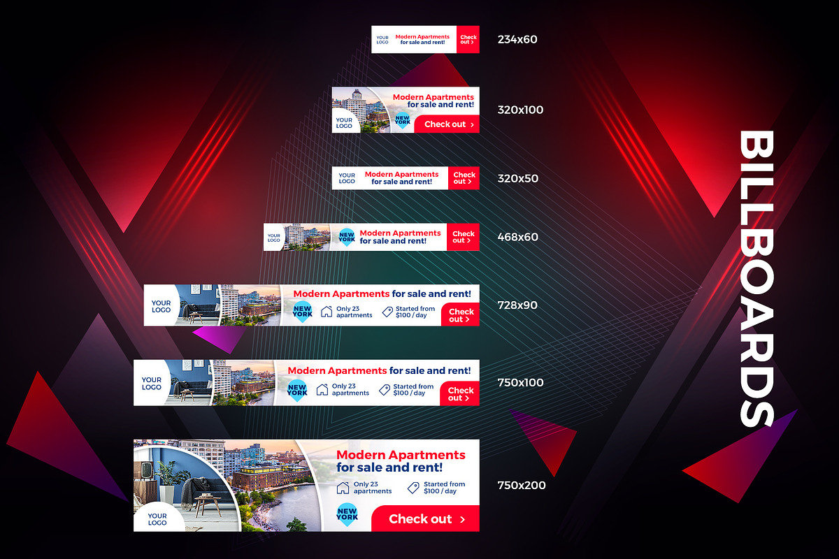 26 Web Banners for Google Adwords, a Templates & Theme by Better Be a Designer (Photo 3 of 6)