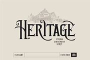 Archsara, a Serif Font by Burntilldead (Thumbnail 2 of 12)