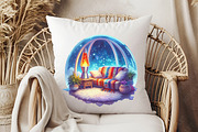 Retro Autumn Sublimation Clipart, an Illustration by RobertsArt (Thumbnail 5 of 7)