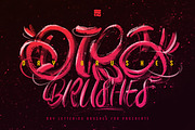 Dry Lettering Brushes. Procreate, a Brush Add-On by Diacritics (Thumbnail 1 of 9)
