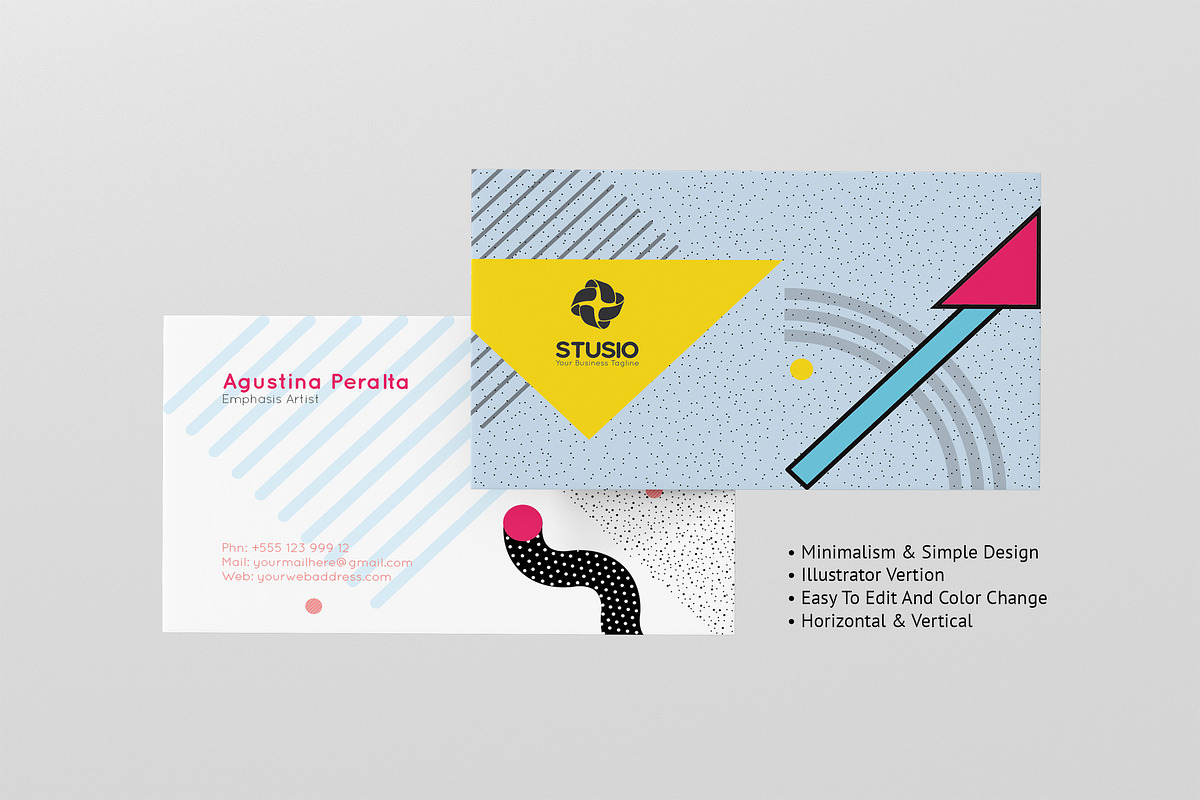 Business Card, a Business Card Template by ZAAS (Photo 2 of 7)