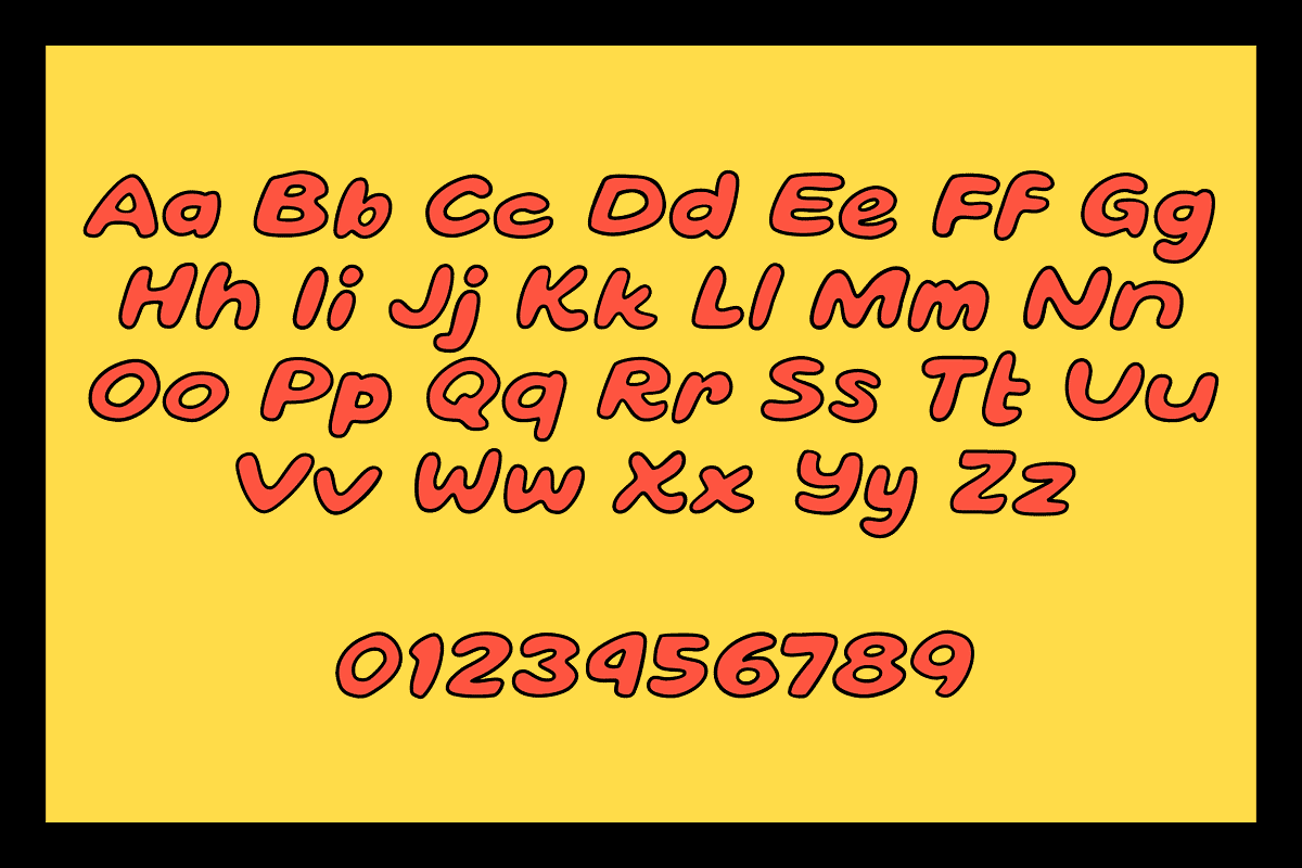 Popskot - Outline Bold Fonts, a Sans Serif Font by Konstantine Studio (Photo 6 of 8)