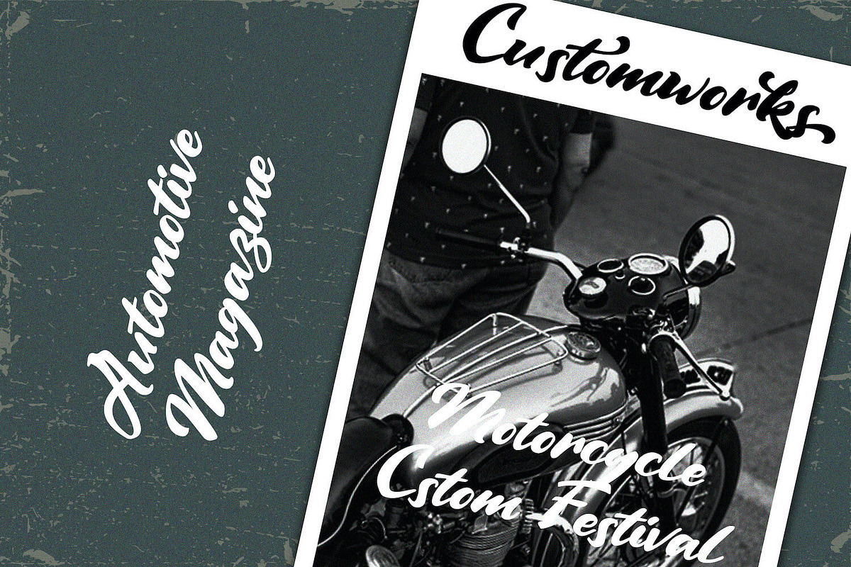 Vintage Style - Bold Script Font, a Script Font by StringLabs (Photo 6 of 15)