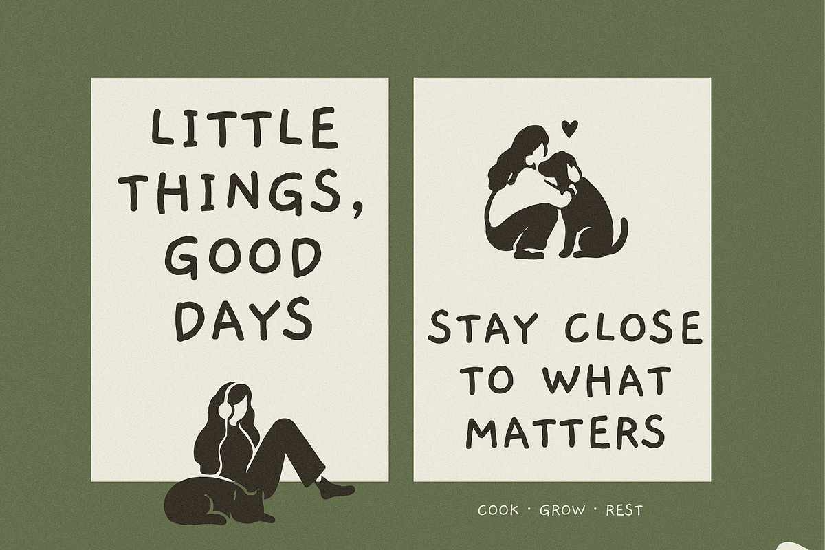 Cottage Living Illustration Icon Set, a Decorative Illustration by anastasiia.art (Photo 2 of 8)