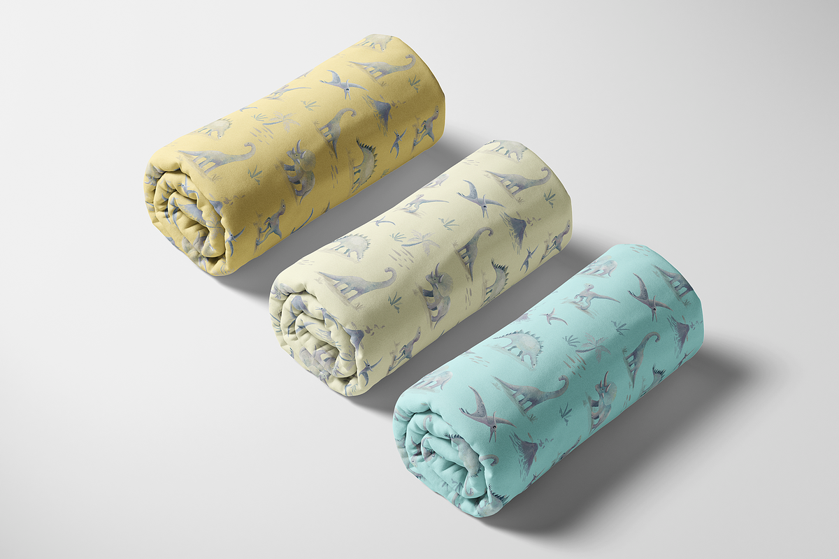 Dinosaurs Neutral Pattern, a Pattern Graphic by Lady Bruniere Design (Photo 14 of 17)